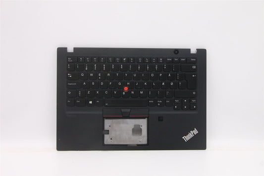 Lenovo ThinkPad T14s Keyboard Palmrest Top Cover Danish Black Backlit 5M10Z41475