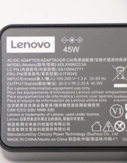 Lenovo Chromebook V15 G2 IJL N22-20 Touch AC Charger Adapter Power Black 01FR049