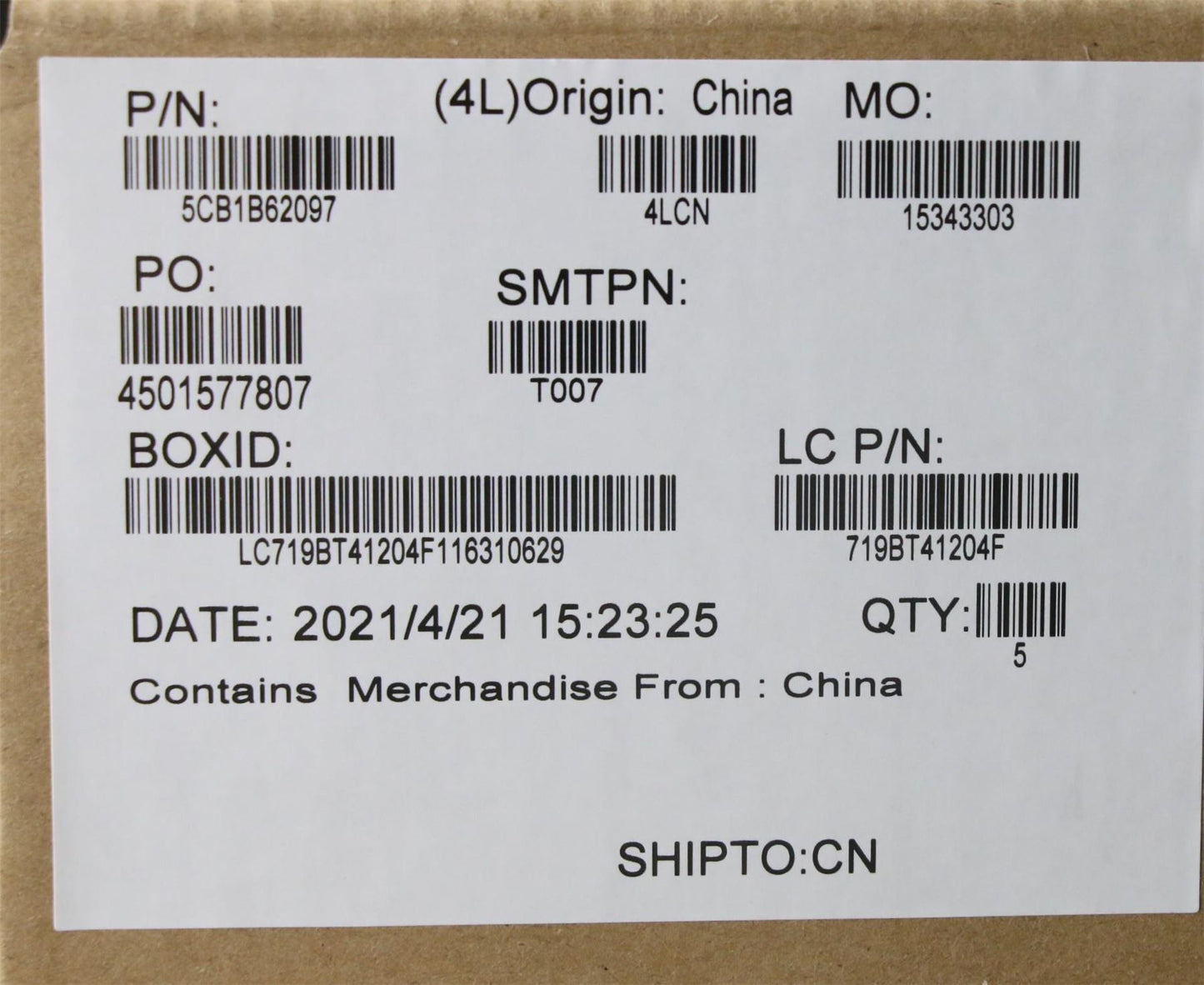Lenovo IdeaPad 3-15ALC6 3-15ITL6 Palmrest Touchpad Cover Keyboard 5CB1B62097