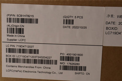 Lenovo Upper Case ASM_ITA L82RK NFP AB BL 5CB1H78215