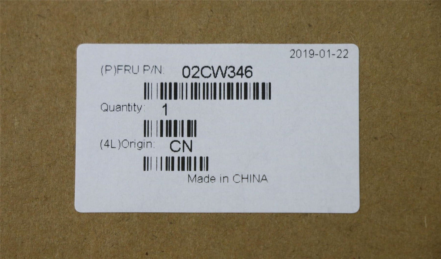 Lenovo PAD M.2 SSD 2242 Thermal Pad 02CW346