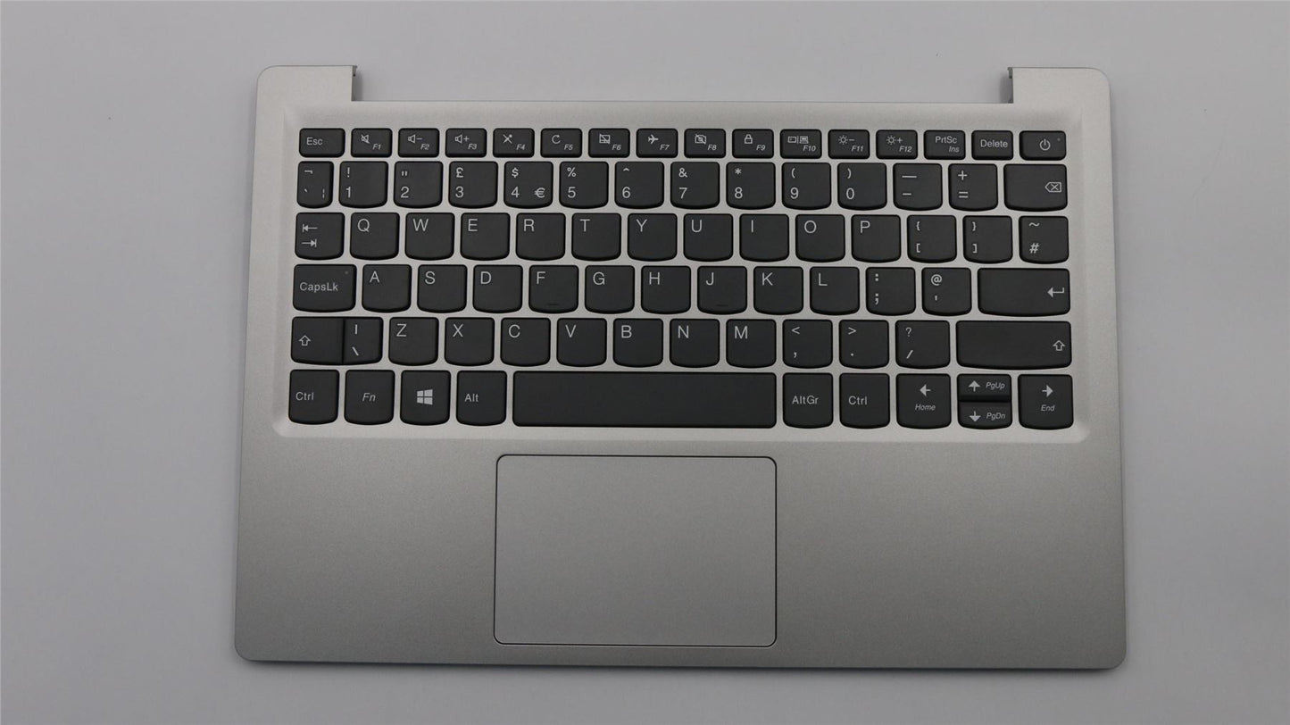 Lenovo IdeaPad S130-11IGM Keyboard Palmrest Top Cover UK Silver 5CB0R61527