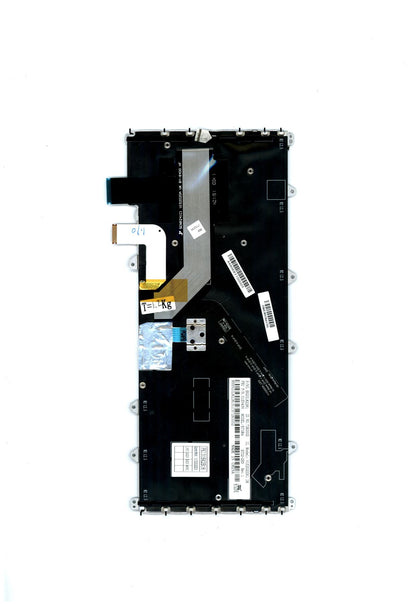 Genuine Lenovo ThinkPad Yoga 370 Keyboard Danish Silver Backlit 01EN436