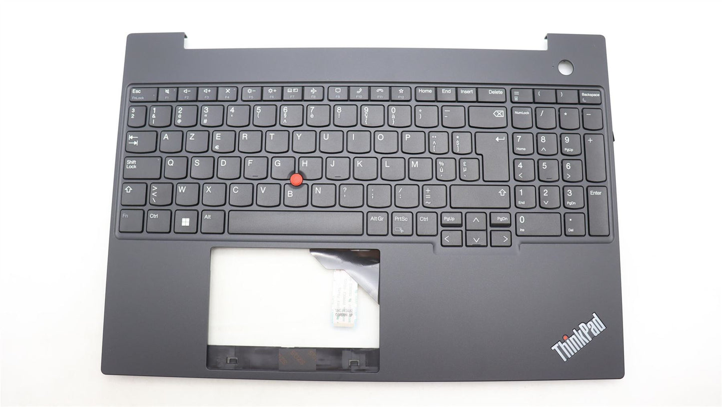 Lenovo ThinkPad E16 Gen 1 Keyboard Palmrest Top Cover Belgian Black 5M11H94757