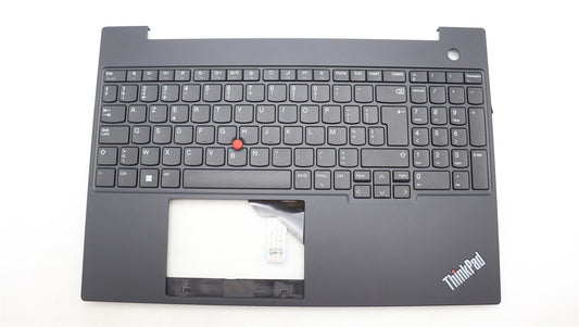 Lenovo ThinkPad E16 Gen 1 Keyboard Palmrest Top Cover Belgian Black 5M11H94757