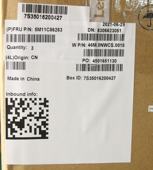 Lenovo MECH_ASM KBEURO_ENGw/PTC BK(W/DFKB) 5M11C86283