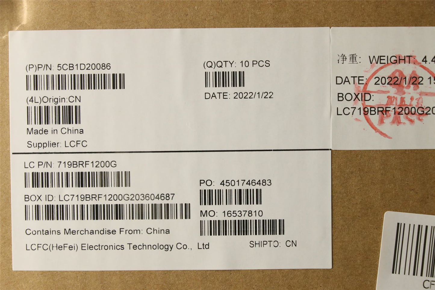 Lenovo Lower Case L82H8 W/O Sponge GB U 5CB1D20086