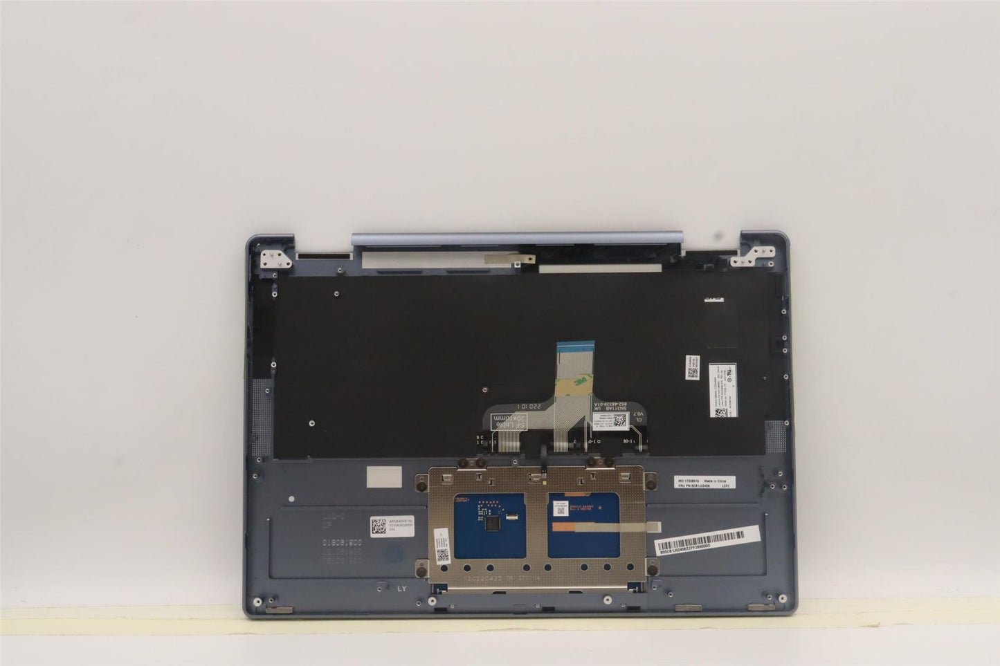 Lenovo Yoga 7 14IAL7 Palmrest Cover Touchpad Keyboard French Silver 5CB1J02456