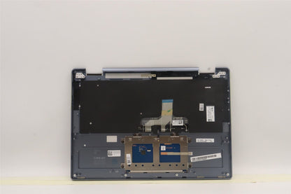 Lenovo Yoga 7 14IAL7 Palmrest Cover Touchpad Keyboard French Silver 5CB1J02456