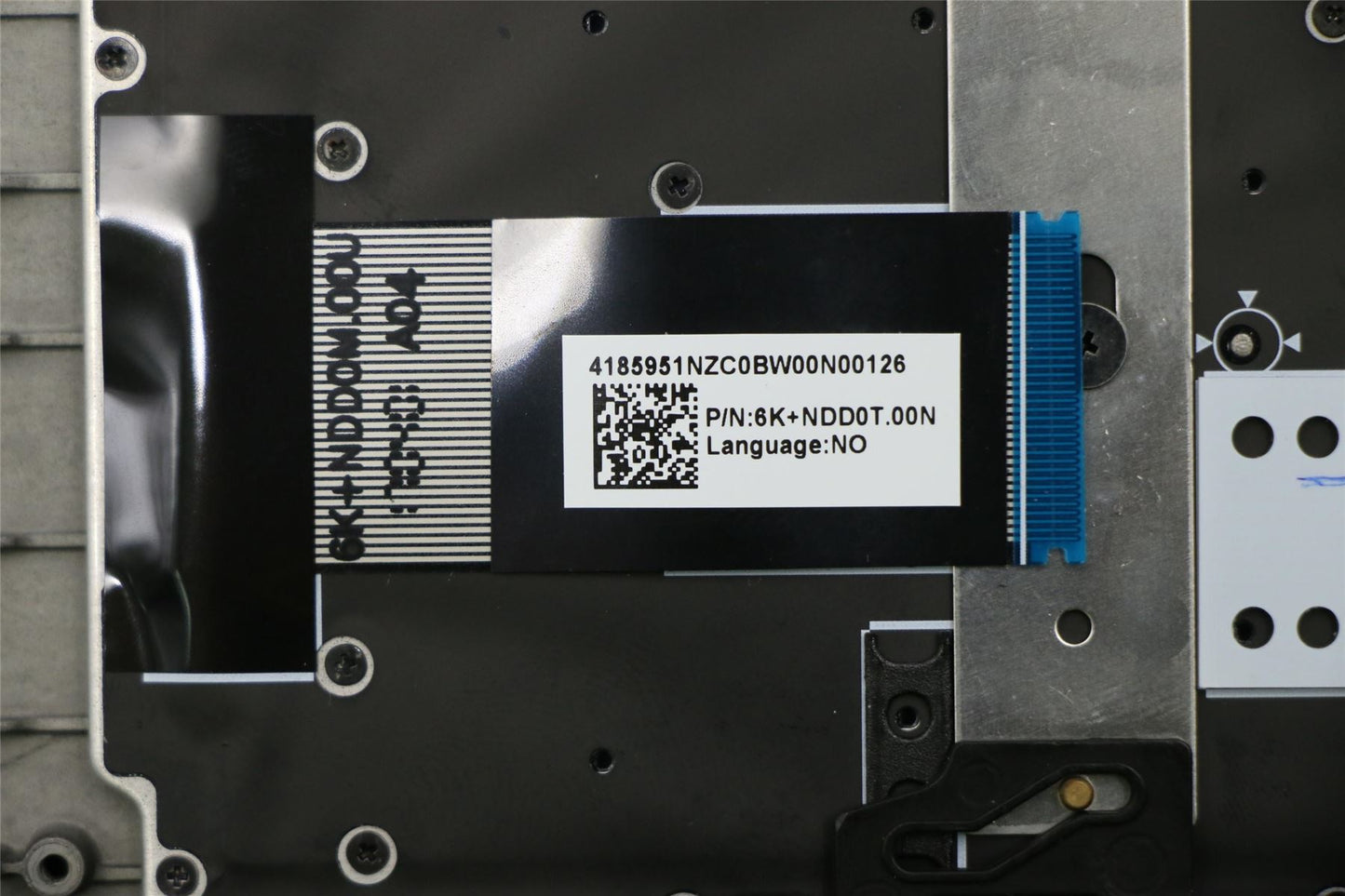 Lenovo MECH_ASM Ccover,KBD,DFN+FUYU,NO,BK 01HY826