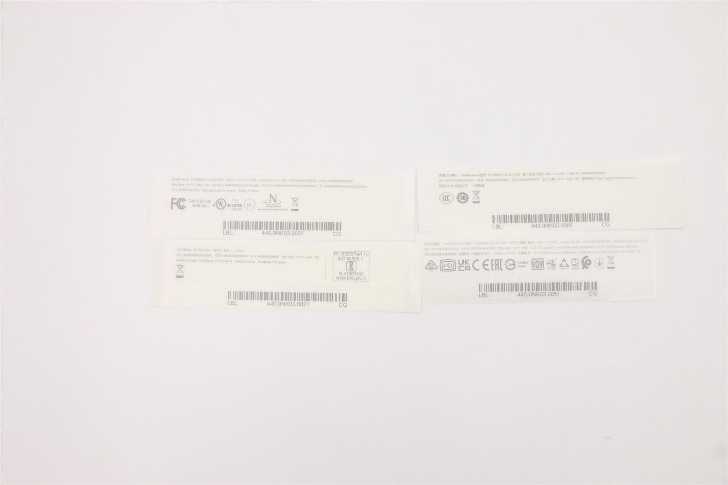 Lenovo Label W 20YA GEO KIT 5L10W35103