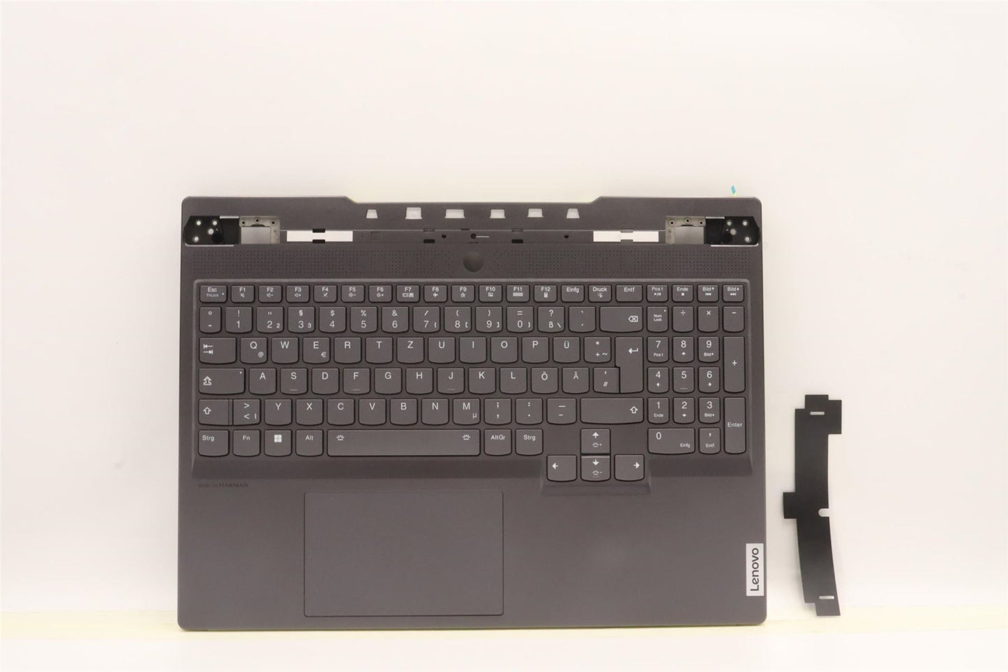 Lenovo Legion 7 16ARHA7 Palmrest Cover Touchpad Keyboard German Black 5CB1J30862