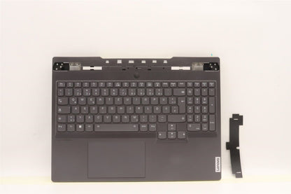 Lenovo Legion 7 16ARHA7 Palmrest Cover Touchpad Keyboard German Black 5CB1J30862