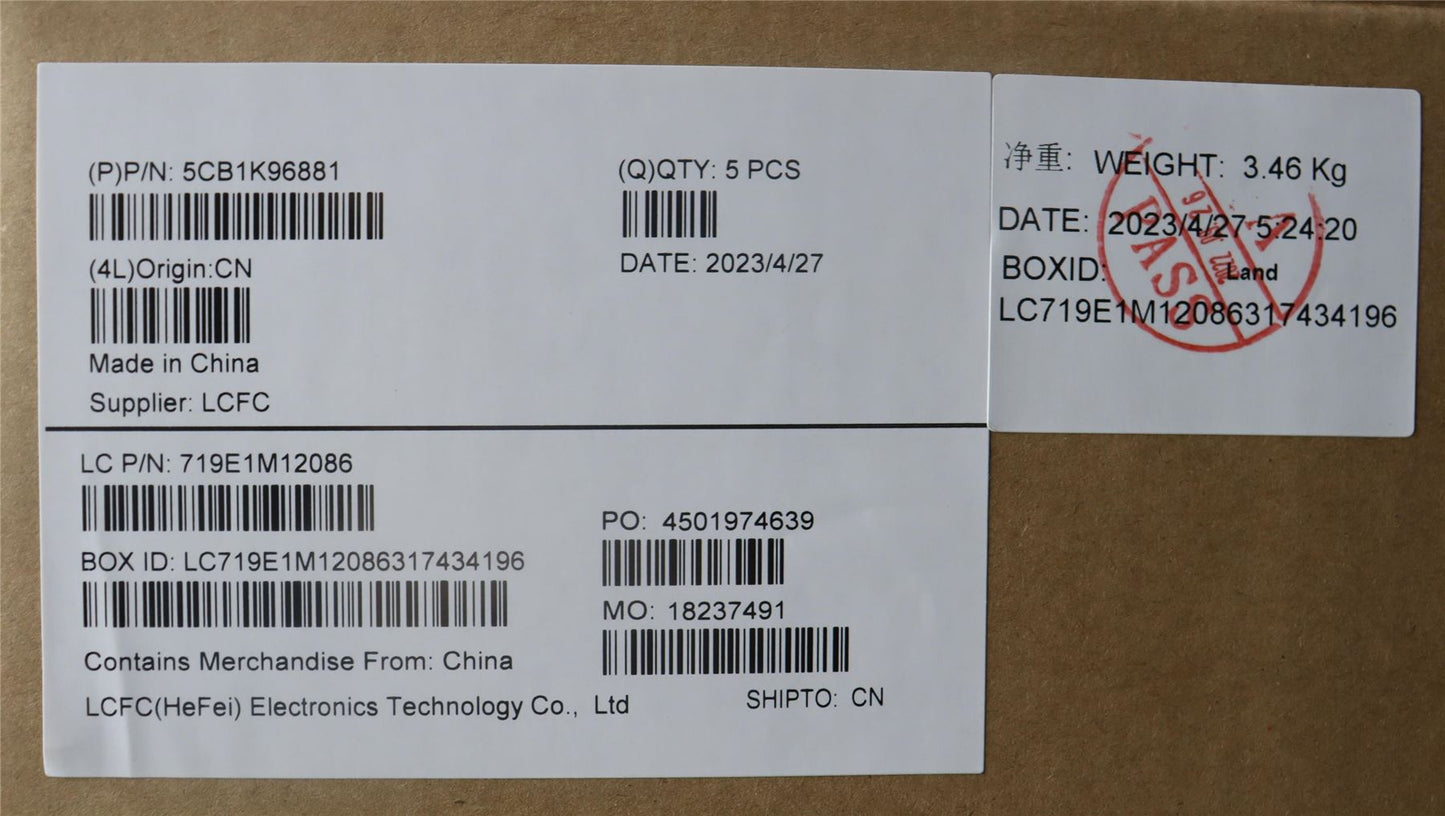 Lenovo Upper Case ASM_SPA L82XM AGFP NBL 5CB1K96881