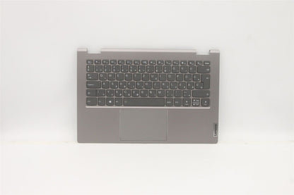 Lenovo Yoga 14s ITL Palmrest Cover Touchpad Keyboard Hungarian Grey 5CB1C92772