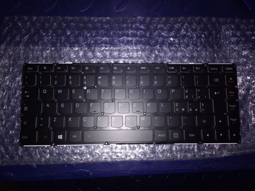 Genuine Lenovo Yoga Pro 2 Keyboard Italian Black Backlit 25212820 25212851