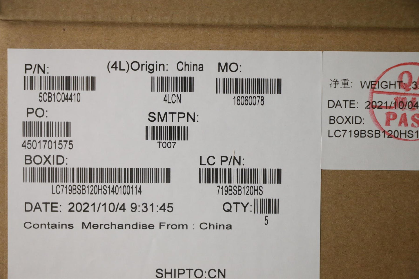 Lenovo Upper Case ASM_ITA L82H7 AG NFPBLD 5CB1C04410