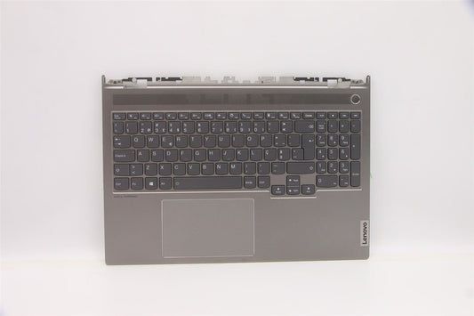 Lenovo ThinkBook 16p G2 ACH Keyboard Palmrest Top Cover German Grey 5CB1D04550