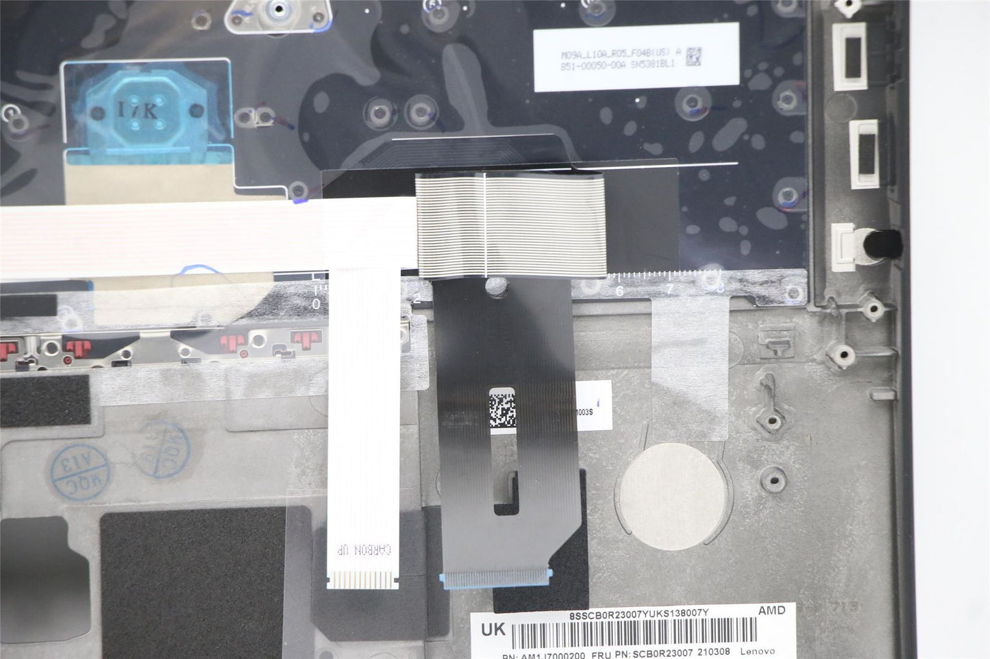 Lenovo ThinkPad T14s Keyboard Palmrest Top Cover Turkish Black 5M10Z54298
