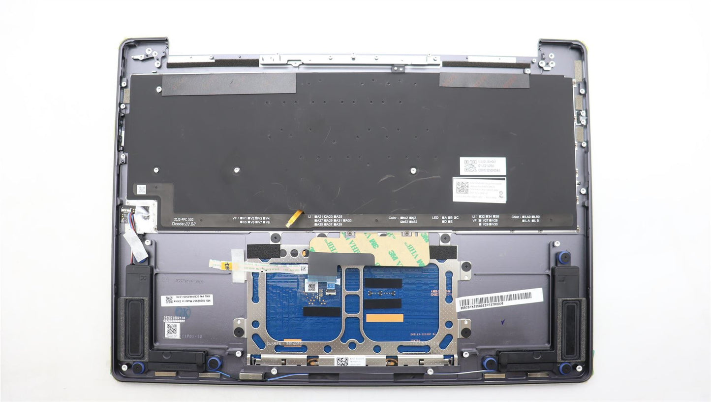 Lenovo Yoga 9 14IRP8 Palmrest Cover Touchpad Keyboard Arabic 5CB1K62509