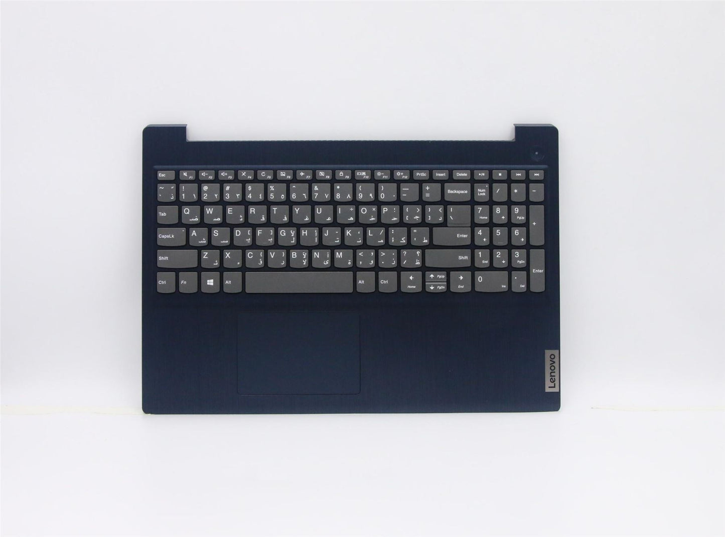 Lenovo IdeaPad 3 15ADA05 Palmrest Cover Touchpad Keyboard Arabic Blue 5CB1D03542