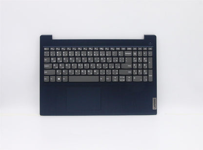Lenovo IdeaPad 3 15ADA05 Palmrest Cover Touchpad Keyboard Arabic Blue 5CB1D03542