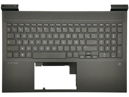 HP Victus 16-D 16-E Palmrest Cover Keyboard French Black Backlit M75757-051