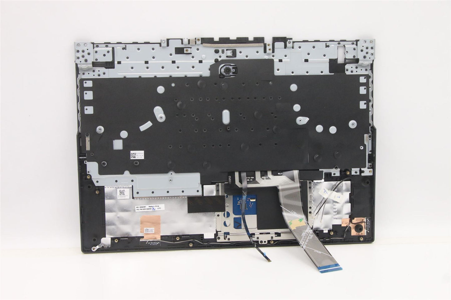 Lenovo 5 15ACH6 Palmrest Cover Touchpad Keyboard Arabic Blue Backlit 5CB1C93059