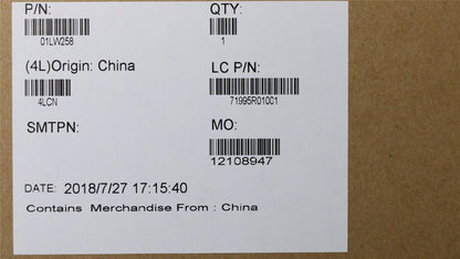 Lenovo LOG LOW SUB ASSY 01LW258