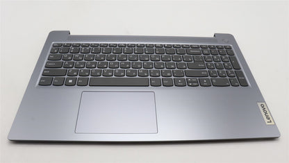 Lenovo IdeaPad 3 15AMN8 Palmrest Cover Touchpad Keyboard Russian 5CB1L27543