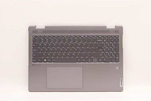 Lenovo Yoga 7 16IAP7 Palmrest Cover Touchpad Keyboard US Grey 5CB1J01825