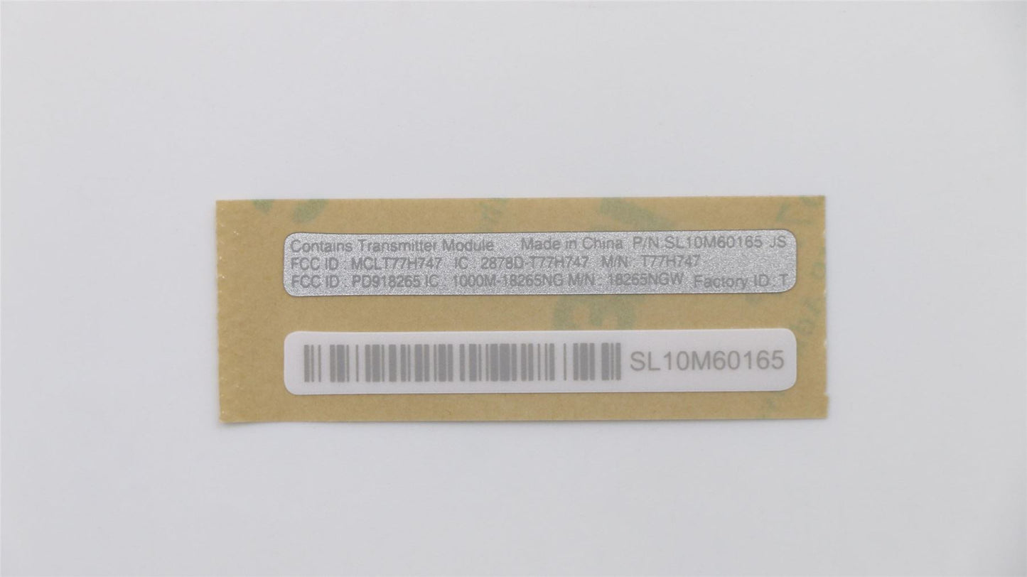 Lenovo 01ER373 LABEL FRU Geo label kit,Silver,TH-2