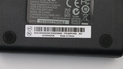 Lenovo DP to 2DP Hub DP1.4 SST mode 5C10V05994