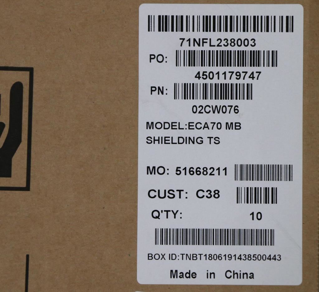 Lenovo 02CW076 MECH_ASM DCA70_MB_SHIELDING_TS_N