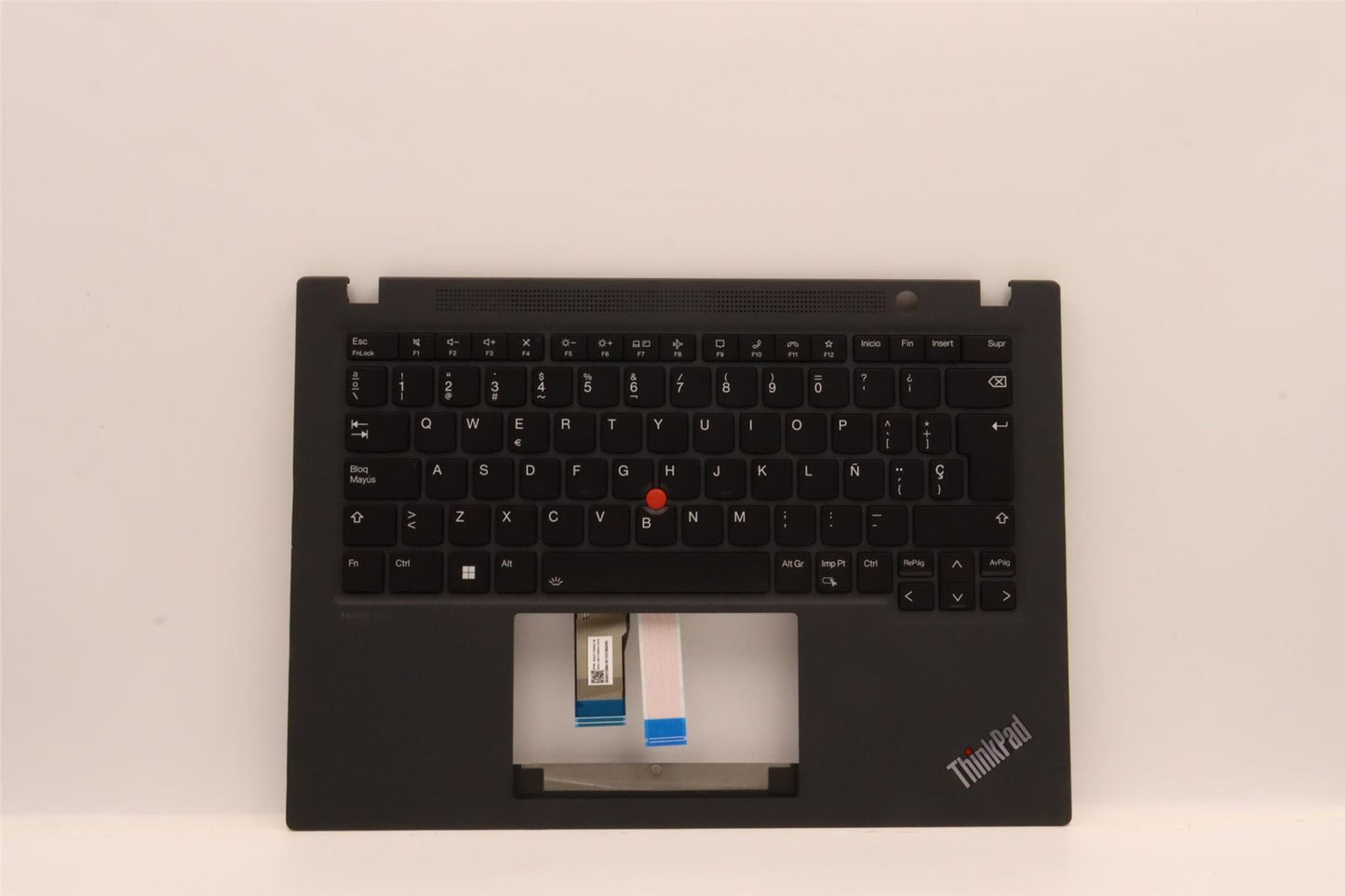 Lenovo ThinkPad T14s Gen 3 Keyboard Palmrest Top Cover Spanish Black 5M11G27354
