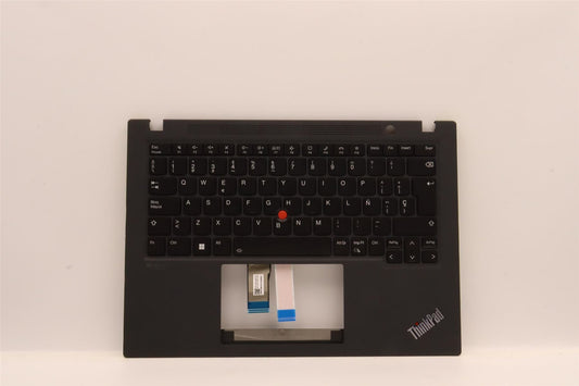Lenovo ThinkPad T14s Gen 3 Keyboard Palmrest Top Cover Spanish Black 5M11G27354