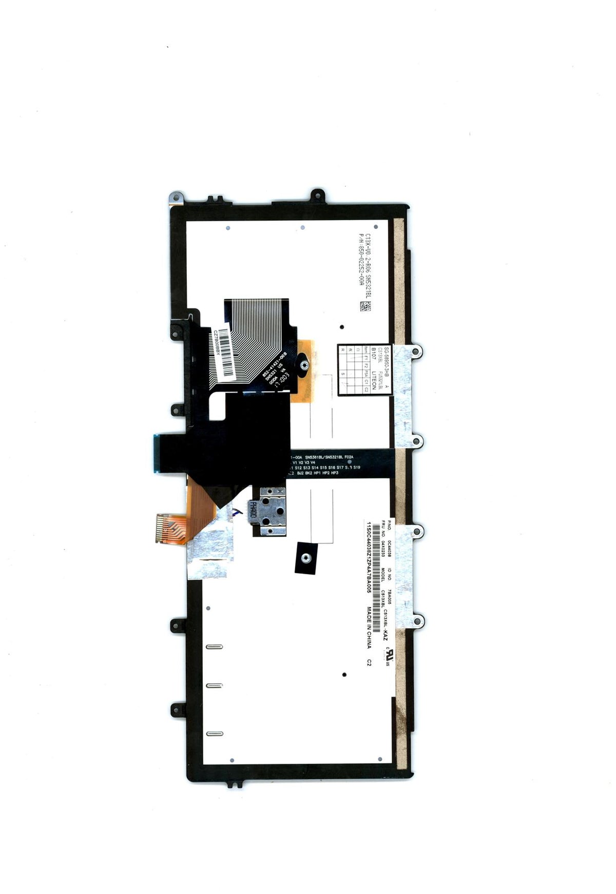 Lenovo CS13X, KZ, CHY, Backlit Kazakh Keyboard 04X0195