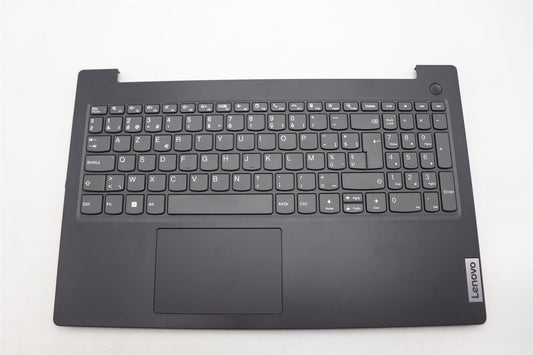 Lenovo V15 G4 IRU Palmrest Cover Touchpad Keyboard Belgian Grey 5CB1L67770