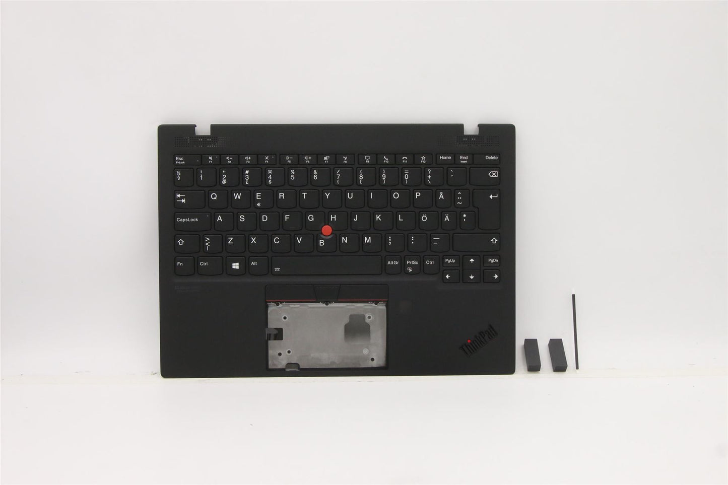 Lenovo ThinkPad X1 Gen 1 Keyboard Palmrest Top Cover Swedish Finnish 5M11B38338