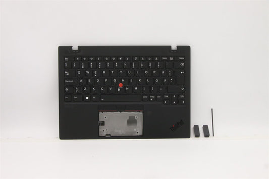 Lenovo ThinkPad X1 Gen 1 Keyboard Palmrest Top Cover Swedish Finnish 5M11B38338