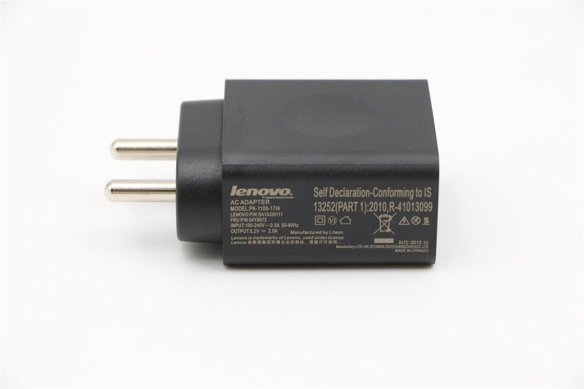 Lenovo 100-240Vac, India 10W AC Charger Adapter 54Y8972