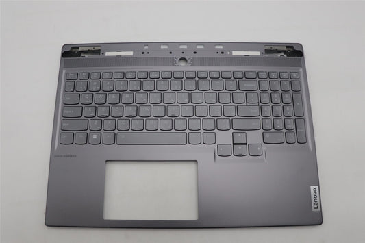 Lenovo Legion S7 16IRH8 Keyboard Palmrest Top Cover Arabic Grey 5CB1L67995