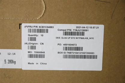 Lenovo Pro 5 Pro-14ITL6 5 Pro-14ACN6 Keyboard Palmrest Top Cover 5CB1C04883