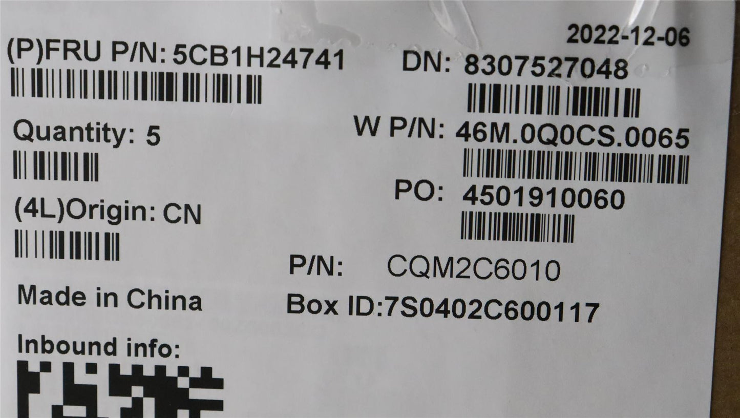 Lenovo ThinkBook 13x G2 IAP Palmrest Cover Touchpad Keyboard US Euro 5CB1H24741
