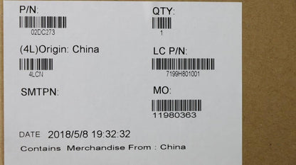 Lenovo Solo FRU LBL kit 02DC273