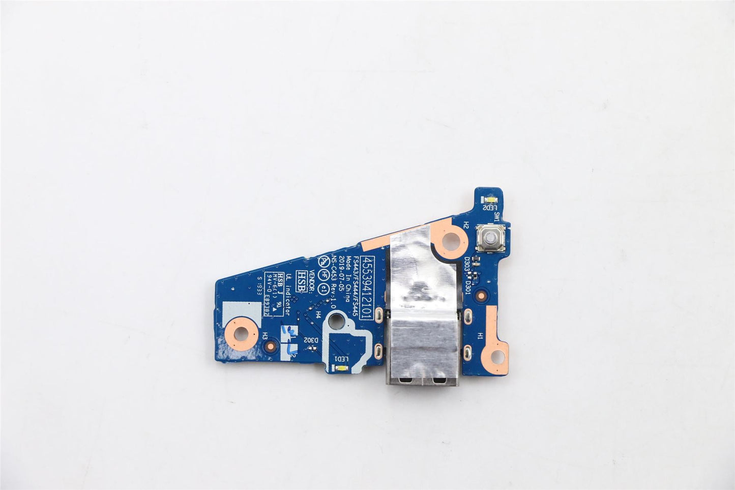 Carte de bouton d'alimentation du port USB Lenovo Yoga S740-14IIL 5C50S24999