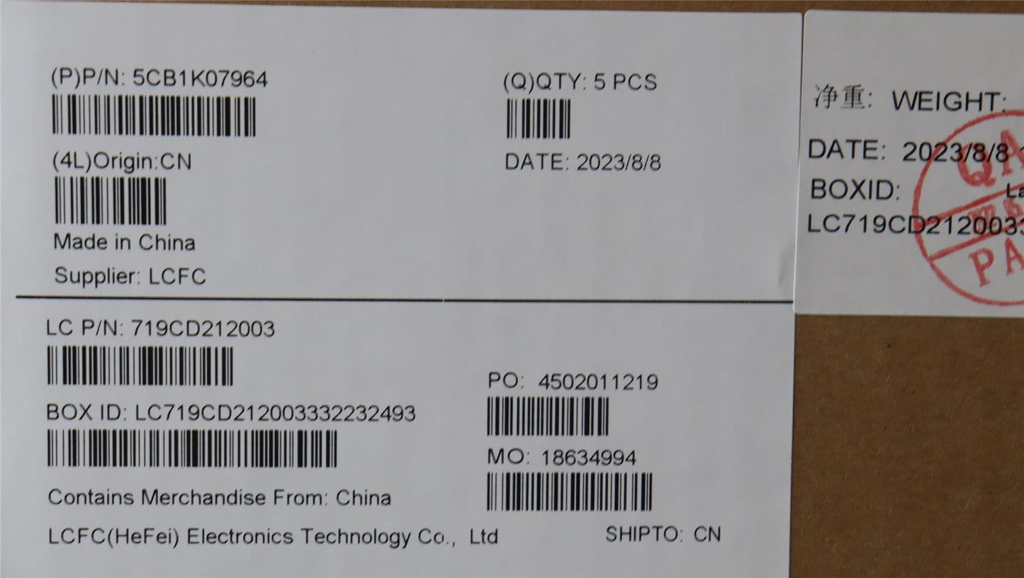 Lenovo S14 G2 ITL Palmrest Touchpad Cover Keyboard US Silver 5CB1K07964
