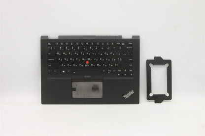 Lenovo ThinkPad X13 Gen 1 Palmrest Cover Keyboard Ukrainian Black 5M10Z51960