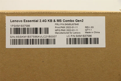 Lenovo WL KM Calliope BK 189 FRA 5KM0U87645
