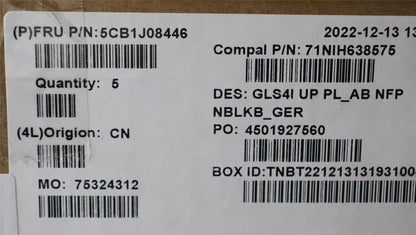 Lenovo UpperCaseASM_GER C82SD PLAB NFPNBL 5CB1J08446